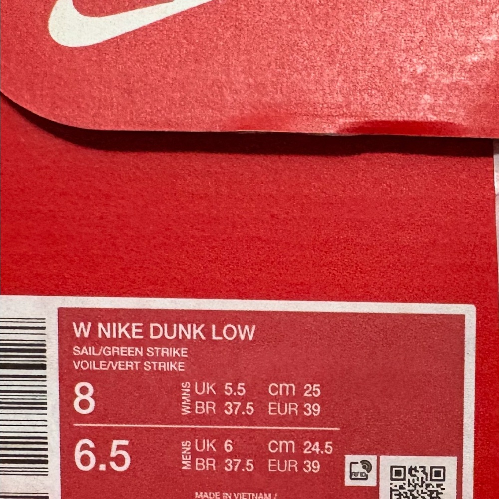 Nike Dunk Low - Wmns Size 8/Men’s 6.5 - Picture 6 of 7